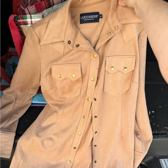 Lucchese Tan Button-Up Dress - Picture 5 of 5